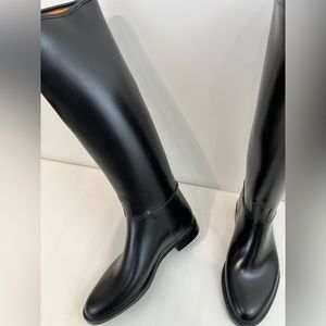 Tall Derby Rain Muck Boots in Waterproof Black